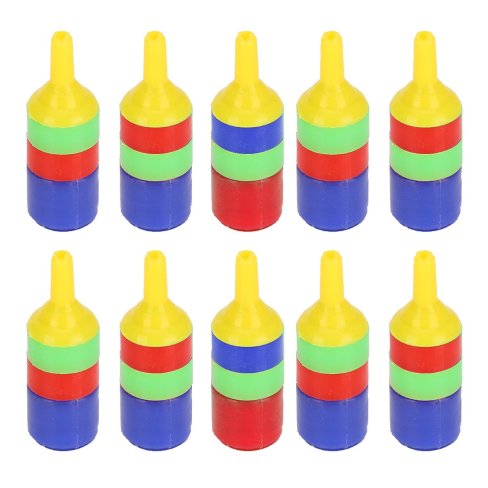 10pcs Fish Tank Air Stone Bubbles Release Oxygen Increasing Diffuser High NY