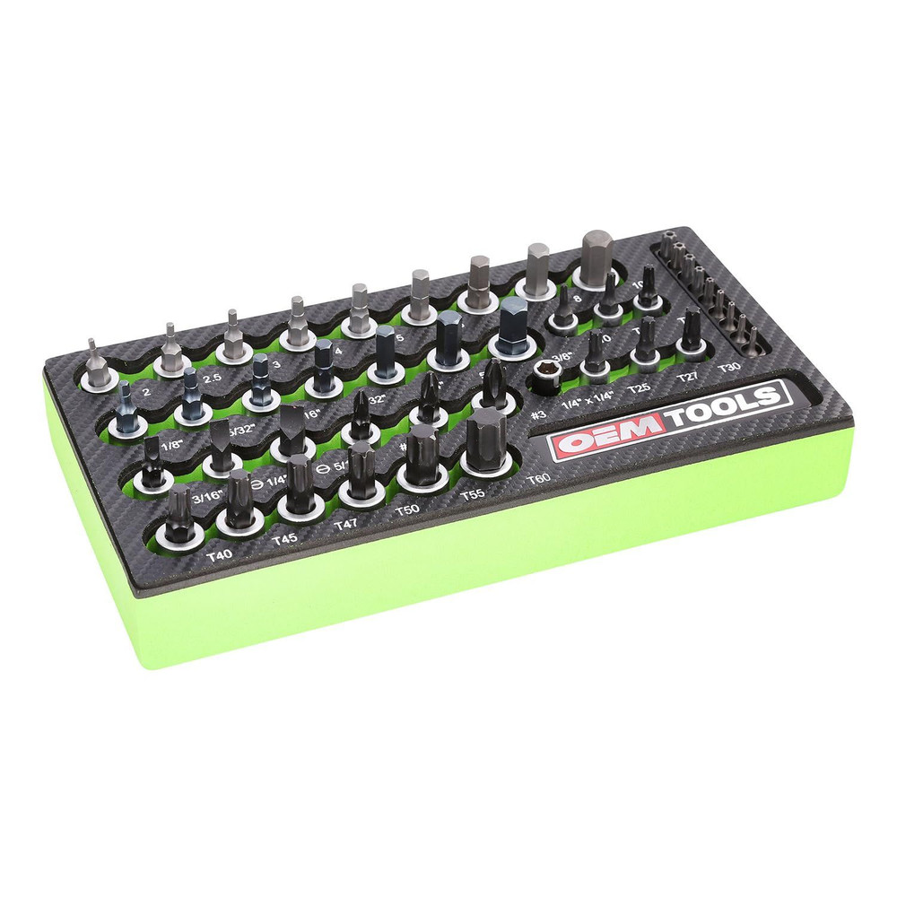 OEMTOOLS 23992 44-Piece Torx Socket Set, Ideal Bit Set 44 Piece, Multi