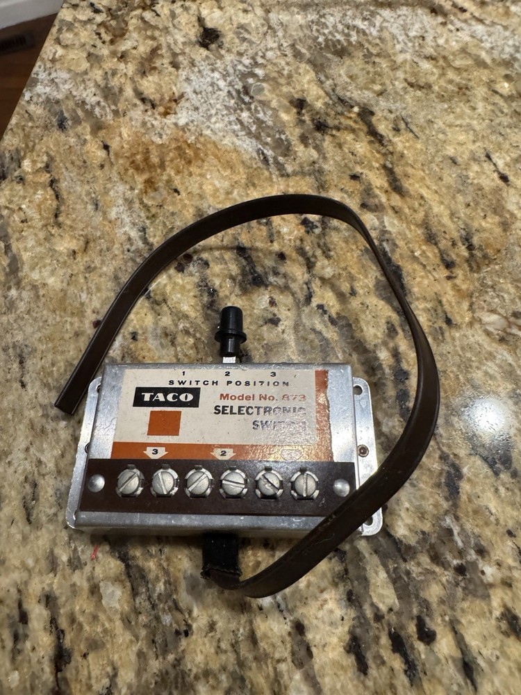 Vintage USED Antenna Selectronic Switch 3-Position TACO