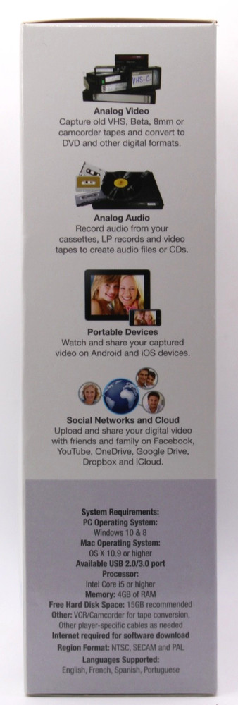 Vidbox Video Conversion Suite Analog To Digital Video Transfer Solution For PC