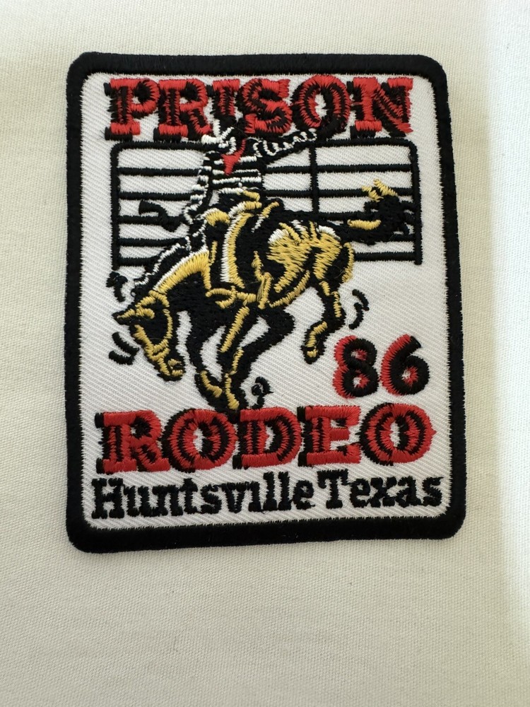 Prison rodeo Huntsville Texas patch