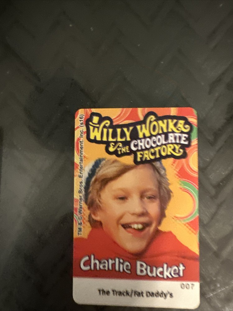 Willy Wonka Set With Golden Ticket
