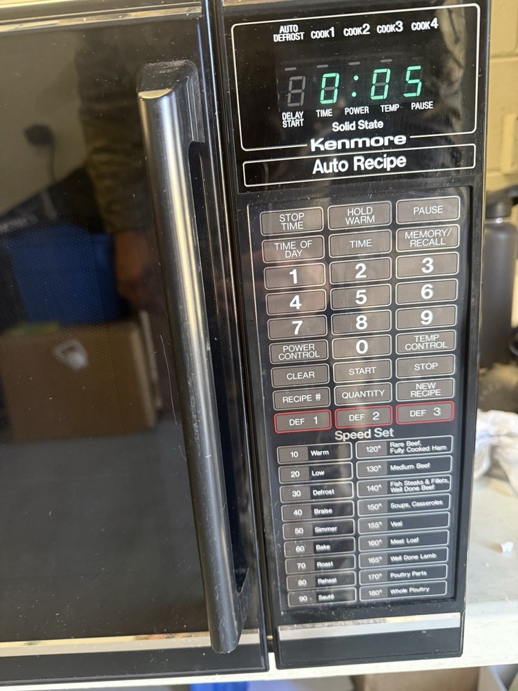Vintage 1986 Kenner Solid State Microwave