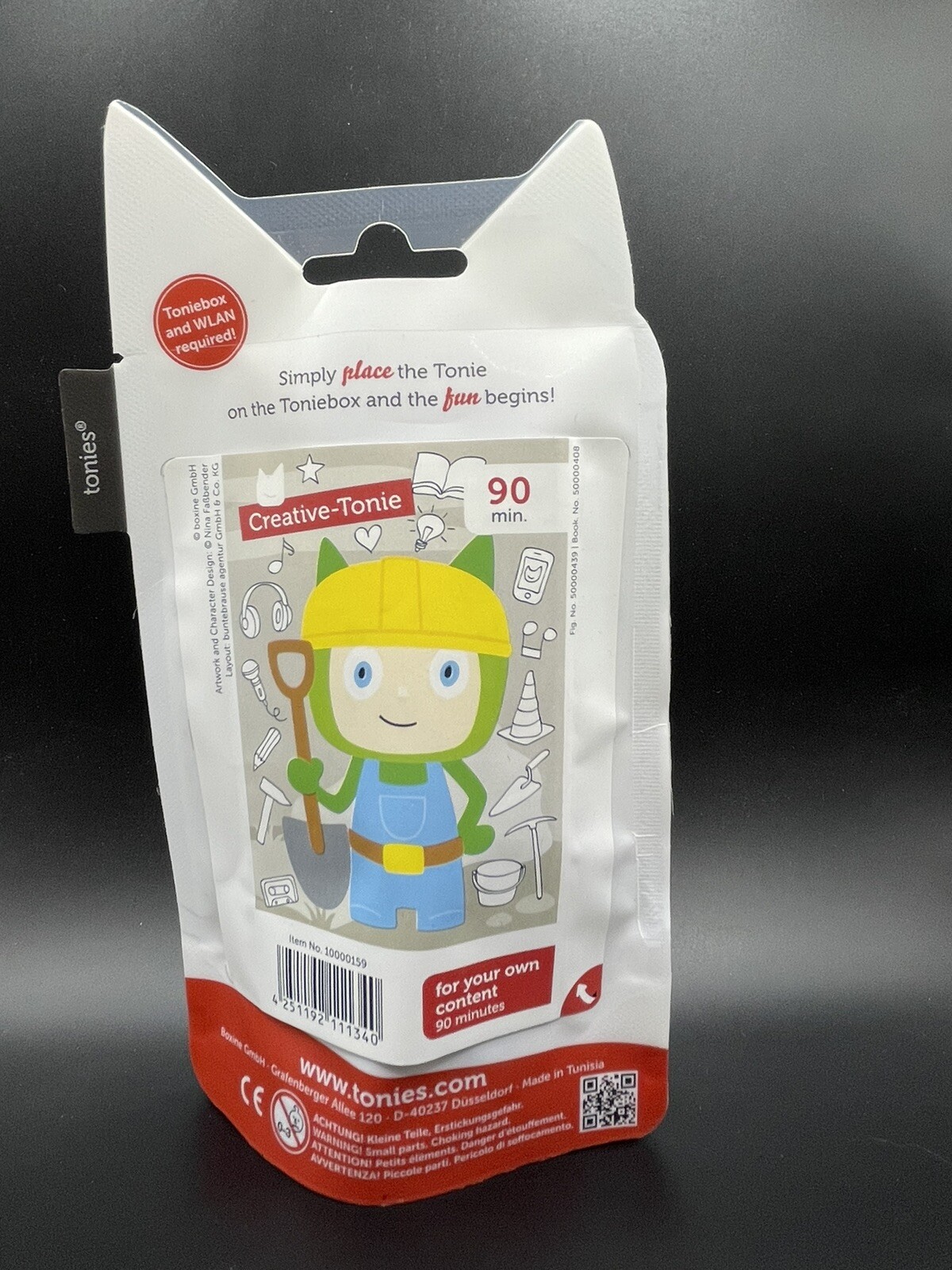 💚Builder Construction Creative Tonies UK Exclusive Works on US Toniebox Players