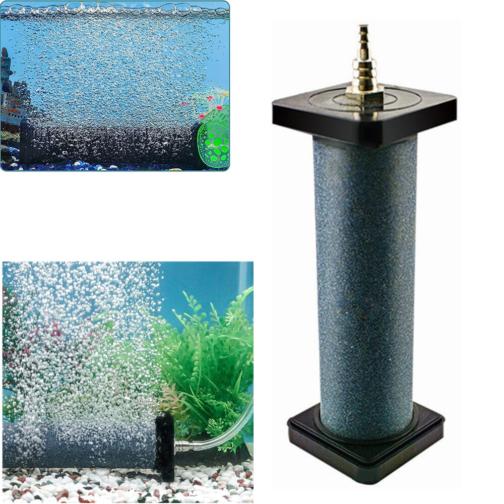 Aquarium Air Stone Cylinder Bubbler Larger Air Pump Bubble Diffuser Hydroponic