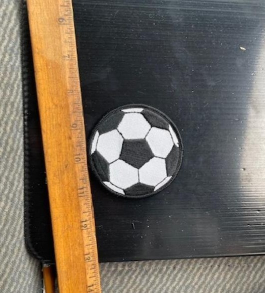 Soccer Ball Embroidered Patch (NOS)