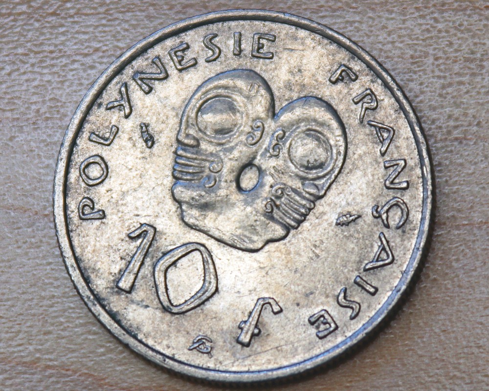 1982 French Polynesia 10 Francs