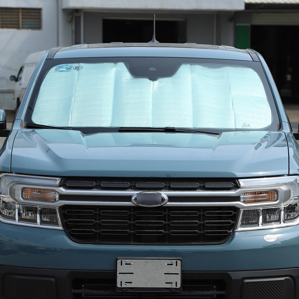 Front Windshield Sunshade Sun Visor UV Block Protector For Ford Maverick 2022-24