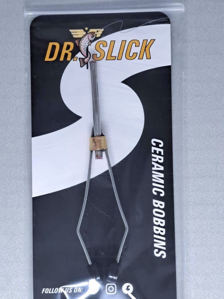 Dr. Slick  Fly Tying Ceramic Bobbin 4"  Smooth Prevents Thread Breakage