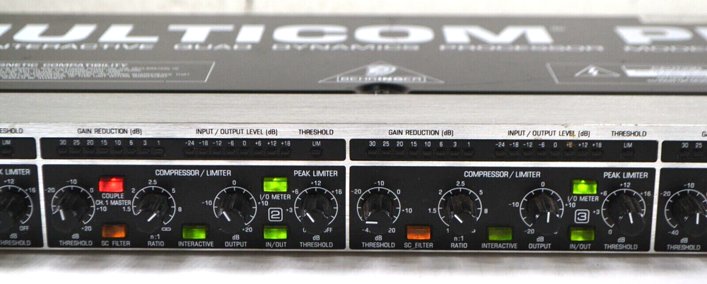 MULTICOM PRO BEHRINGER Audio Interactive Quad Dynamics Processor Model MDX4400
