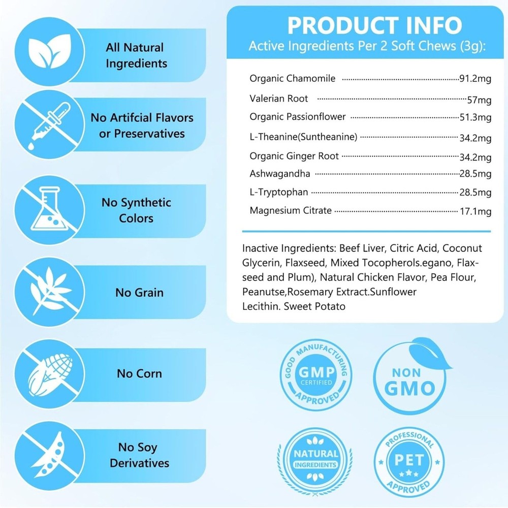 Calming Chews for Cats - 230ct - Chicken