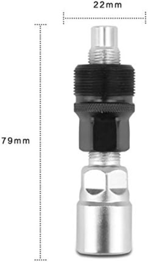 Compact Bike Crank Puller with Extended Ejector - Must-Have Tool for Bikers