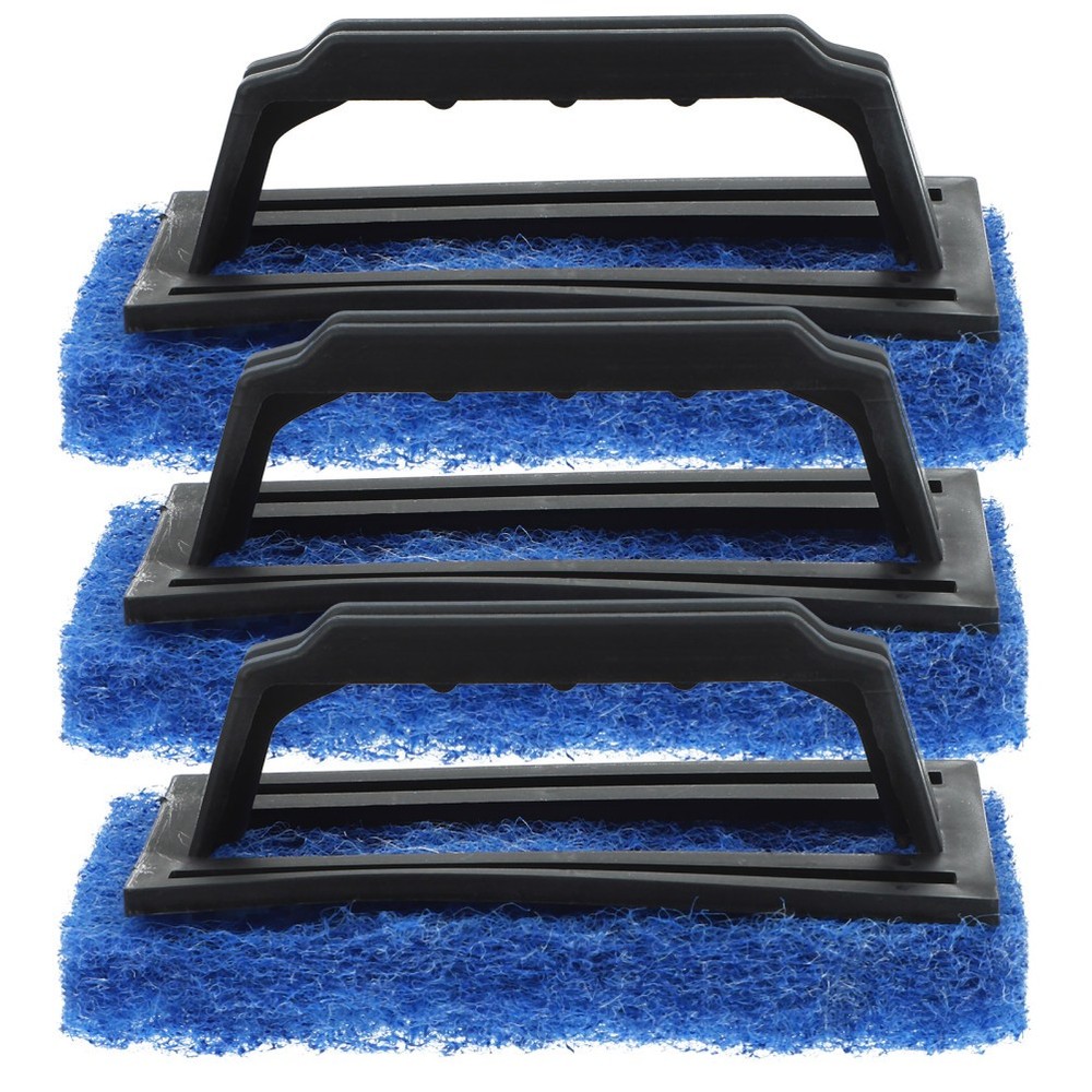 3 Pcs Cleaning Brush Ink Pad Triangular Screen Window Cleaner Remover