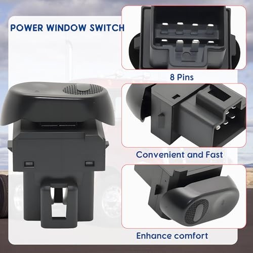 2Pcs Heavy Duty Window Switch/Power Window Switch Compatible with Cascadia