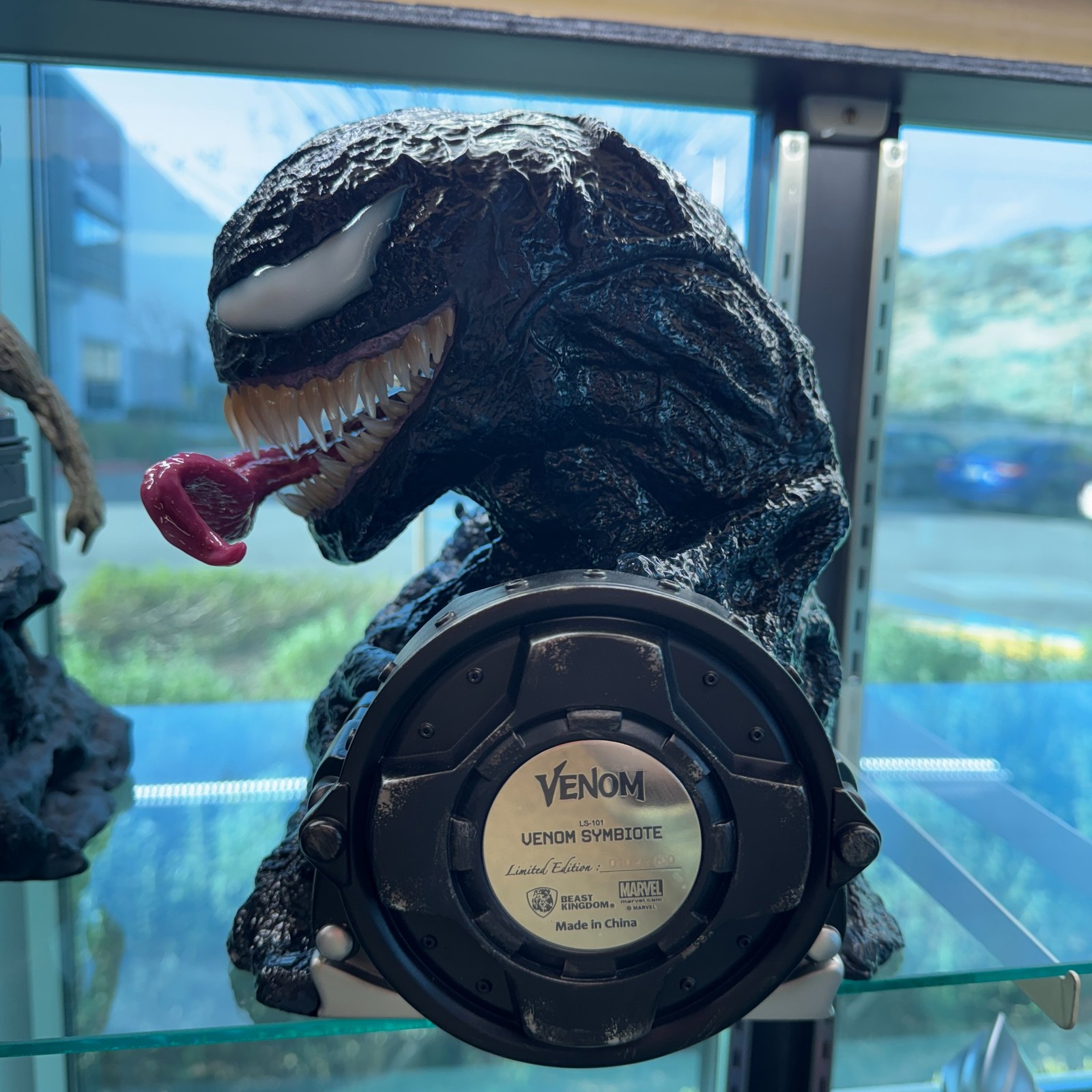 Venom Movie Series Venom Symbiote in Canister Resin Table Top Statue