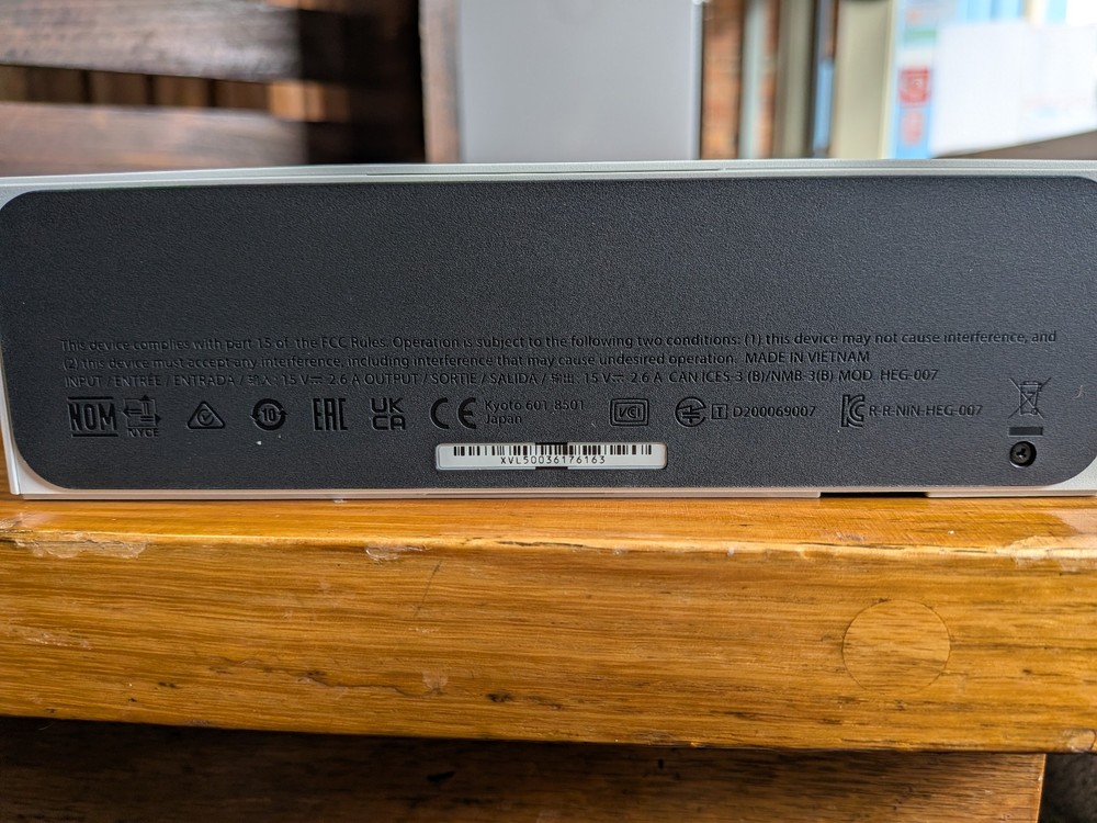 Nintendo Switch OLED Dock White HEG-007 Model - Dock Only