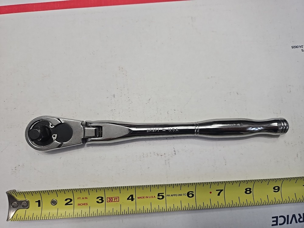 New Matco tools 3/8" flex head ratchet chrome 9" BR9FT