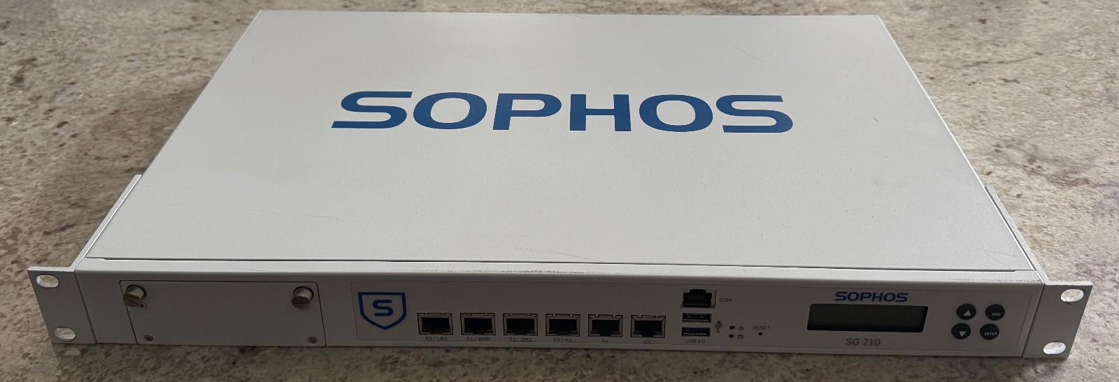 Sophos SG 210 rev.1  6-Port Gigabit Firewall Security Appliance w/ Rack Ears
