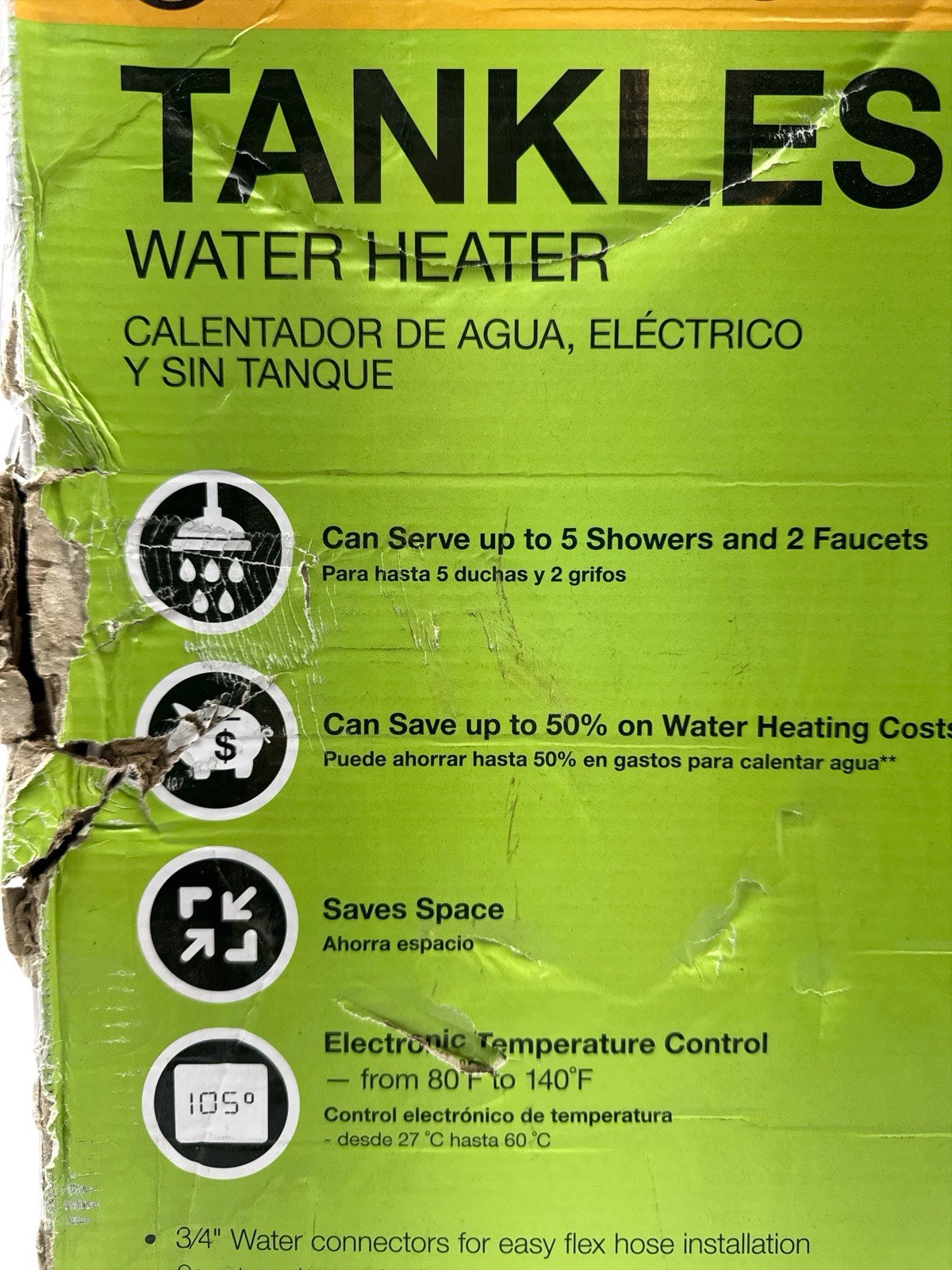 Rheem Performance 36kw Tankless Electric Water Heater RETEX-36 (OB)