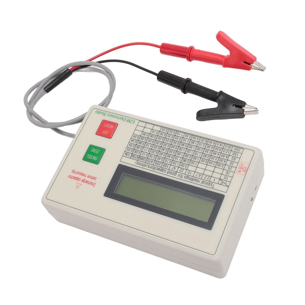 Meter Accurate Shutdown Function Portable Capacitance Tester Kit ⭐