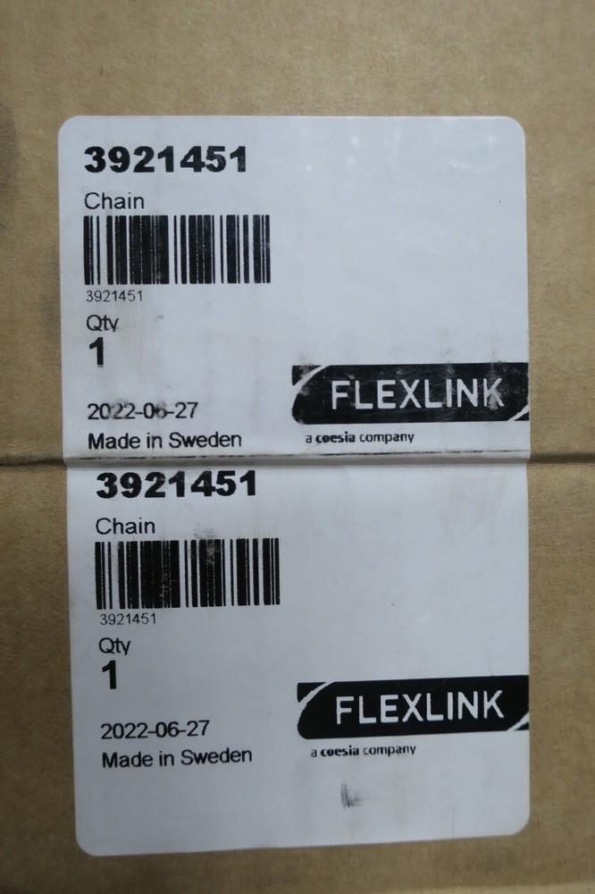 Flexlink 3921451 Conveyor Chain 10ft 2-1/2in