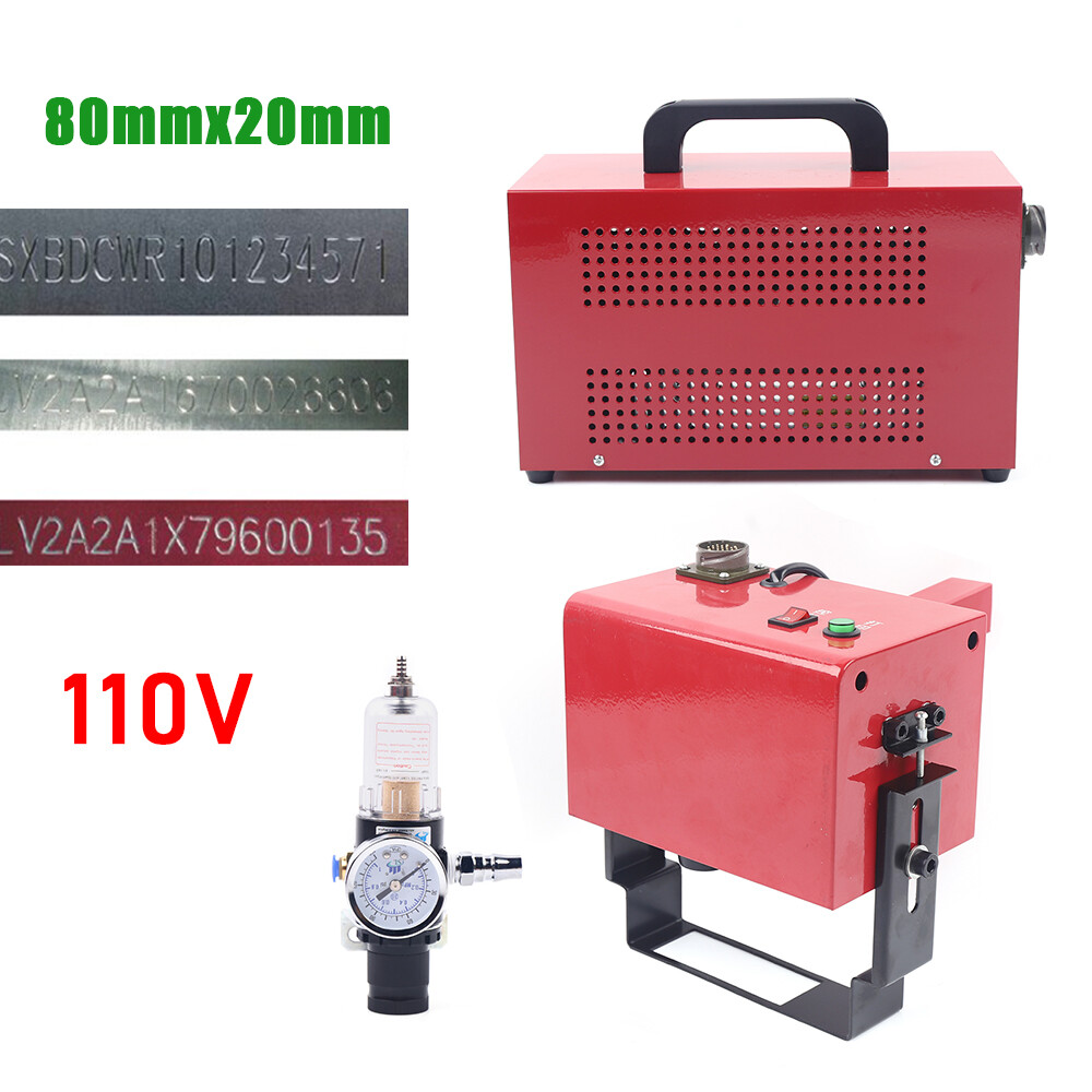 Pneumatic Dot Peen Marking Machine VIN Code Number Engraving Embossing Stamping