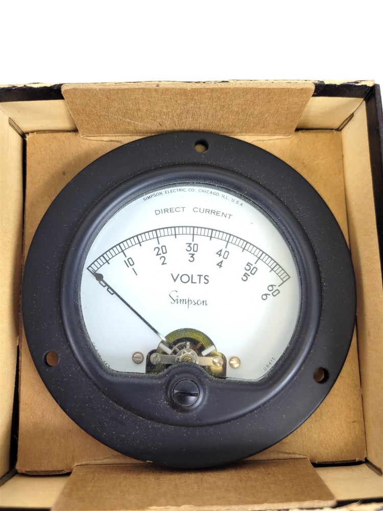 Simpson Instruments Model #8574 C-03691 Panel Meter NOS ~ T244E