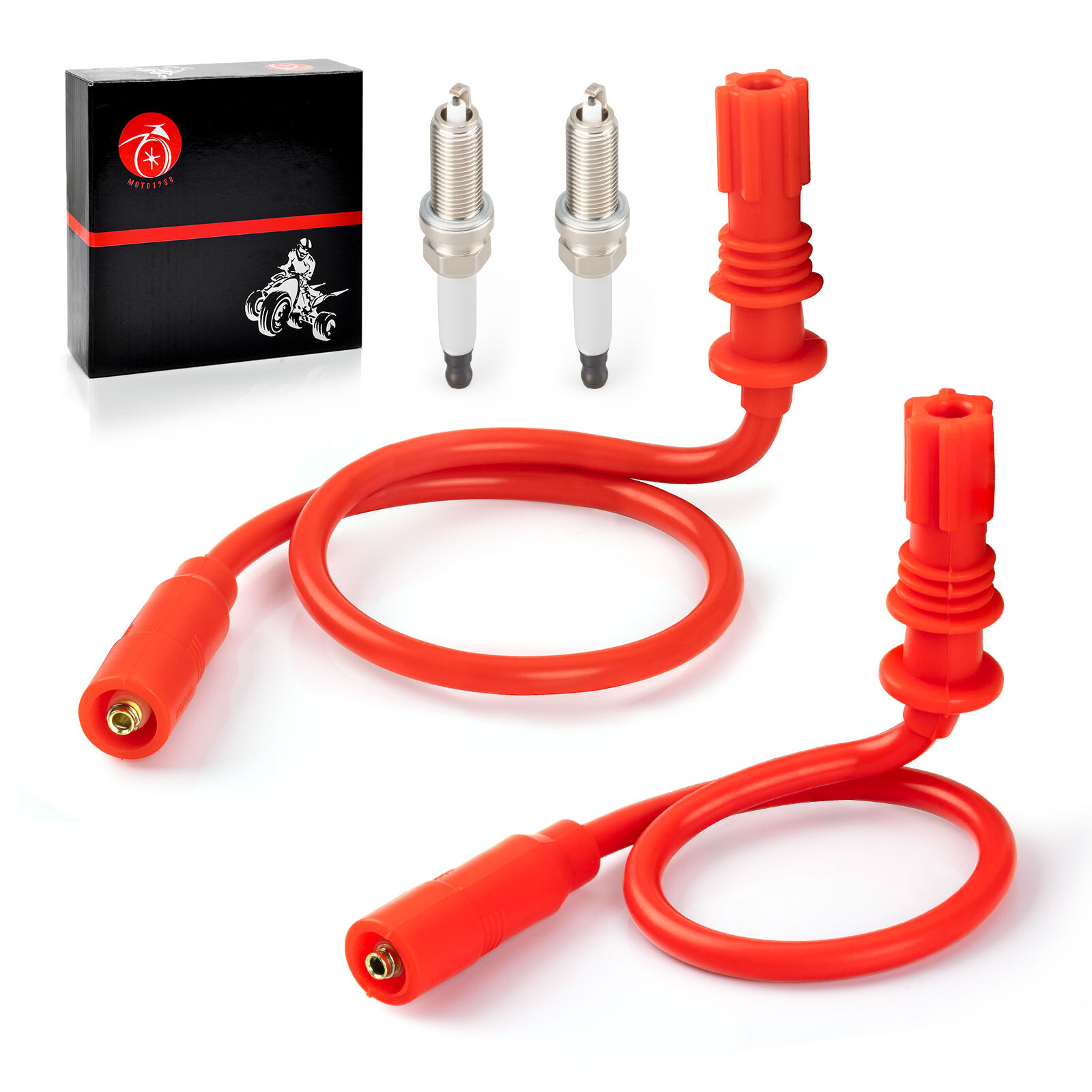 Spark Plug & Wire Cap for Polaris Scrambler Sportsman 850 2012 2013 2014 - 2024