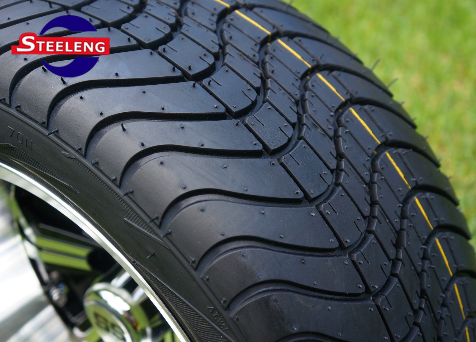 GOLF CART 12" BLACK 'VENOM' WHEELS / RIMS and 215/40-12 LOW PROFILE TIRES (4)