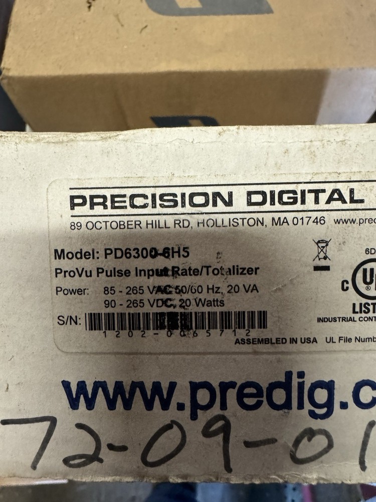 Precision digital Pd6300-6h5