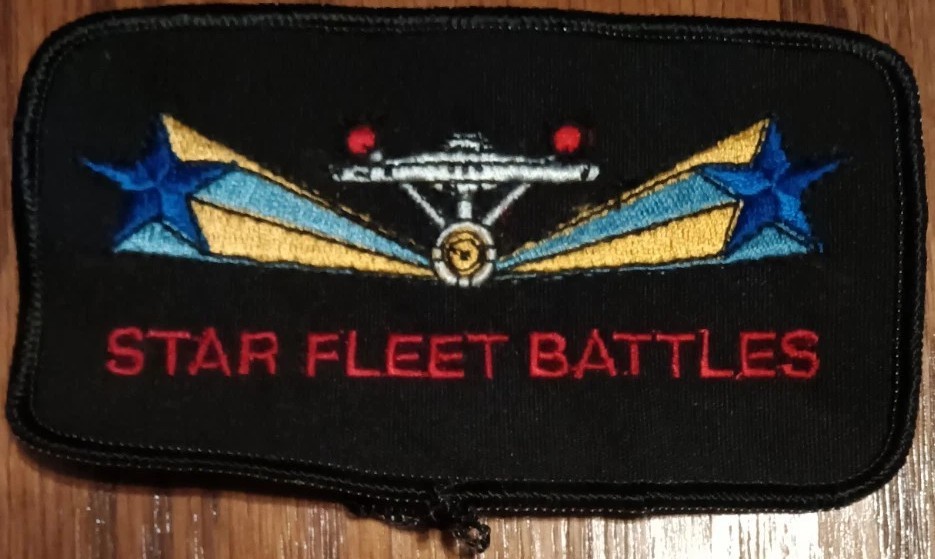 Star Fleet Battles Embroidered Patch Black