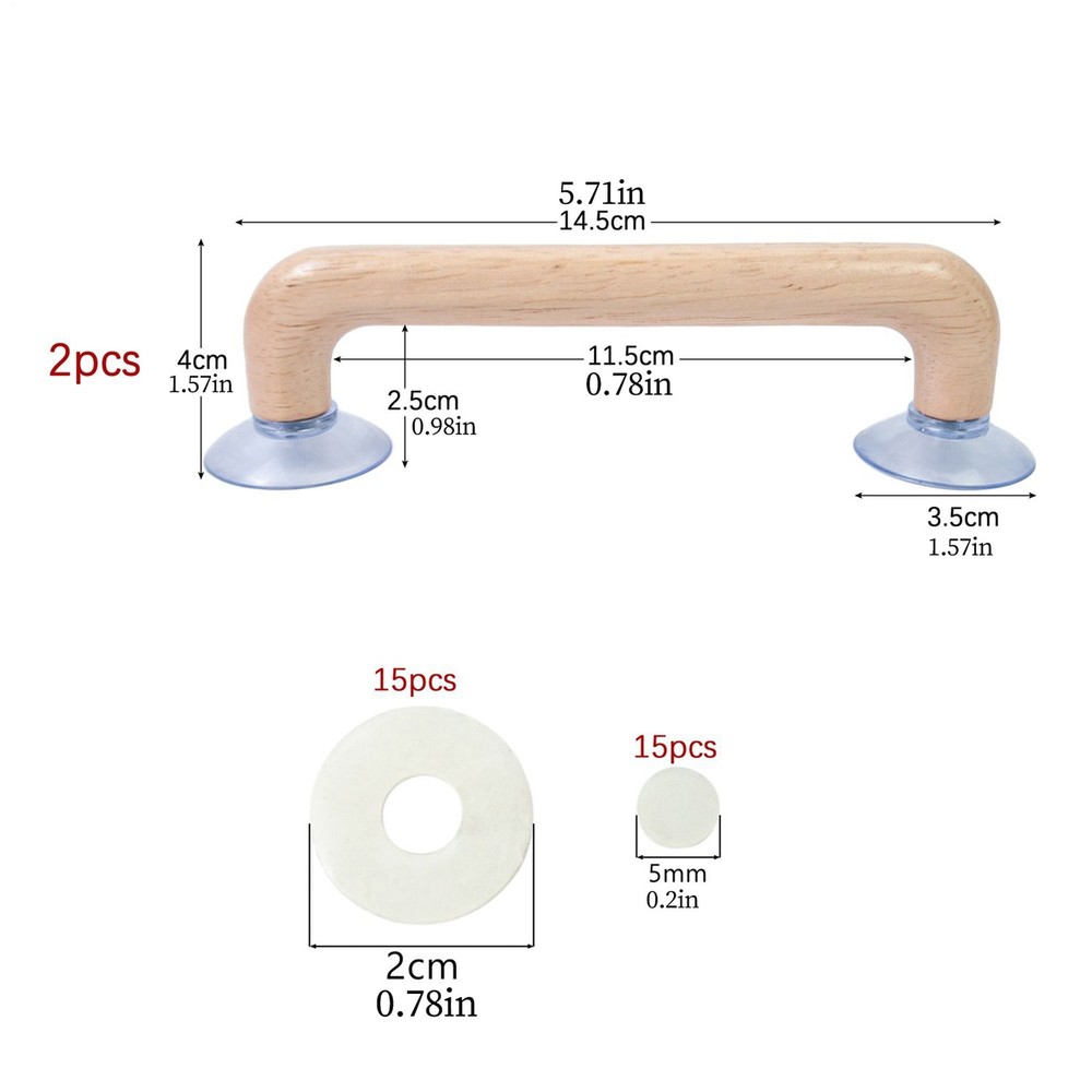 DIY Sewing Tools Ruler Handle Suction Cup Handle for Quilting Patchwork Ruler