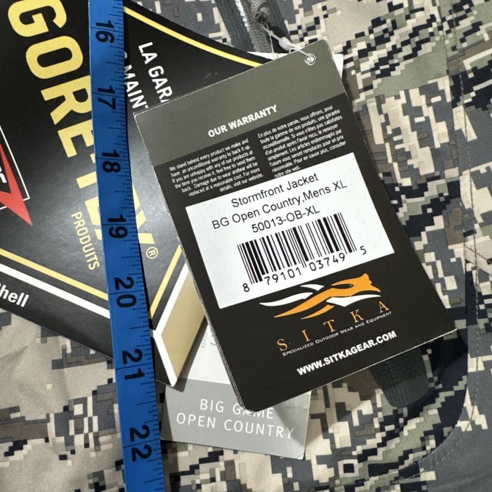 Sitka Stormfront Jacket Open Country XL