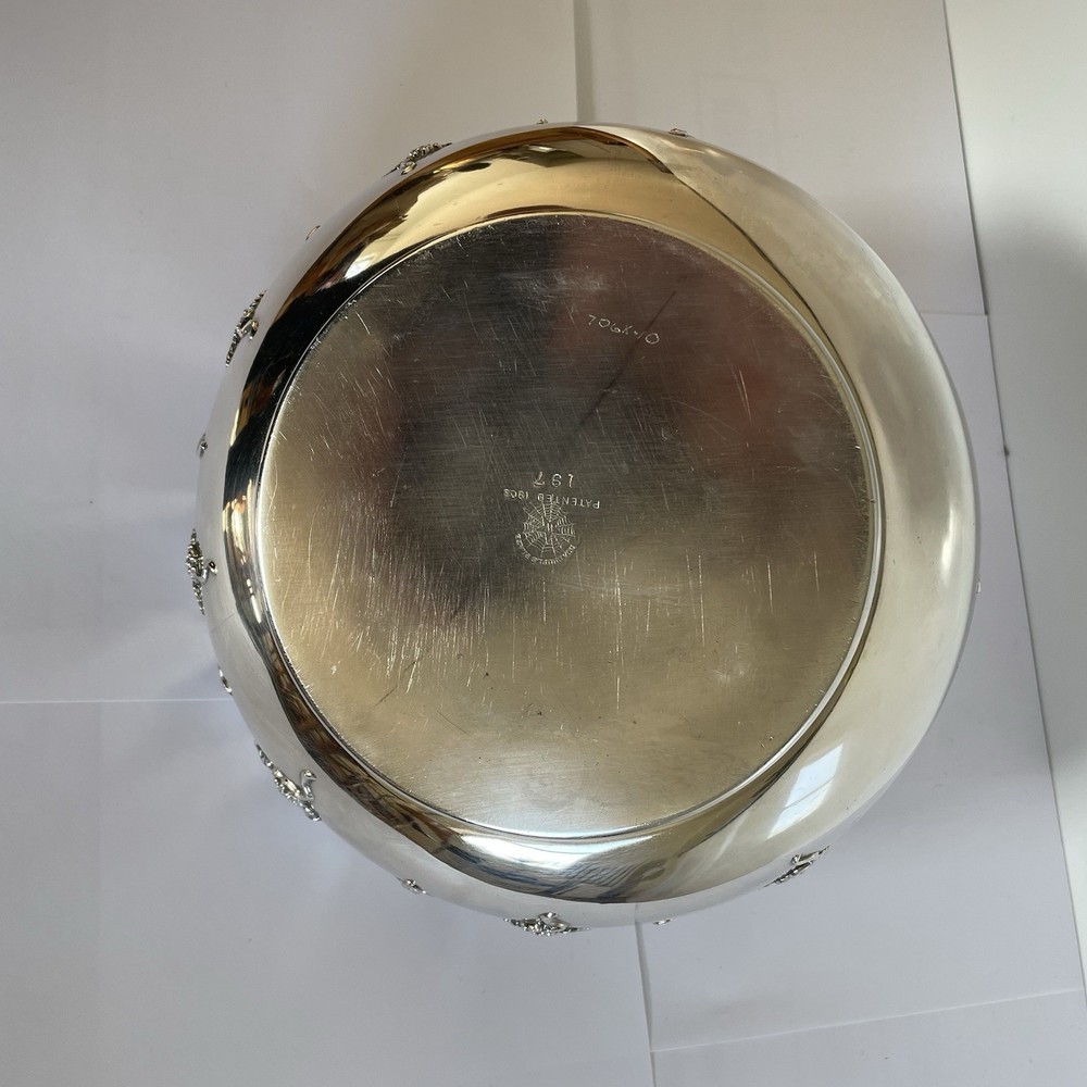 Antique E.G. Webster Silver Plate Squirrel Nut Dish