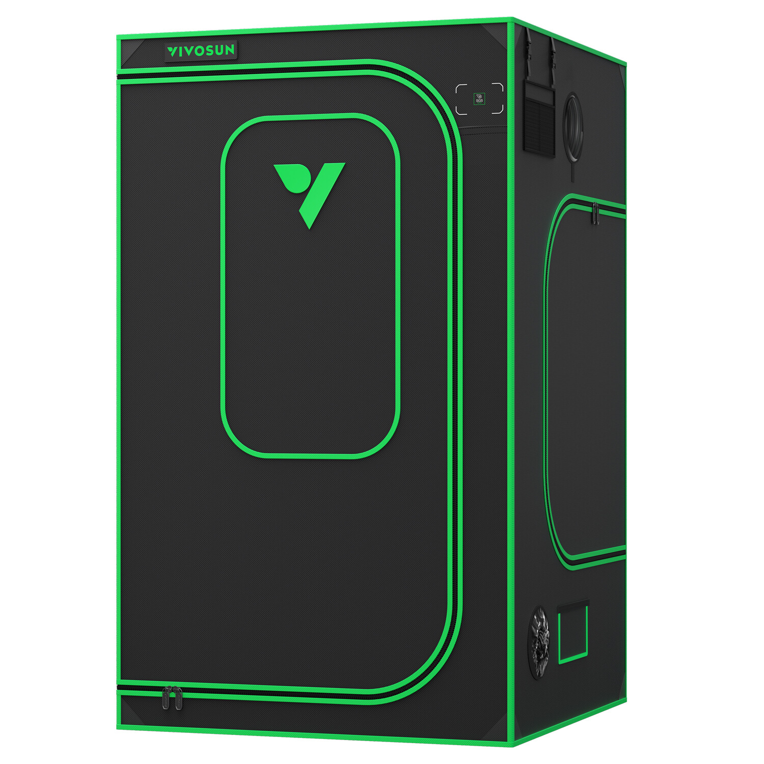 VIVOSUN P448 48"x48"x80" Advance Indoor Grow Tent Hydroponic 2000D 22mm Poles