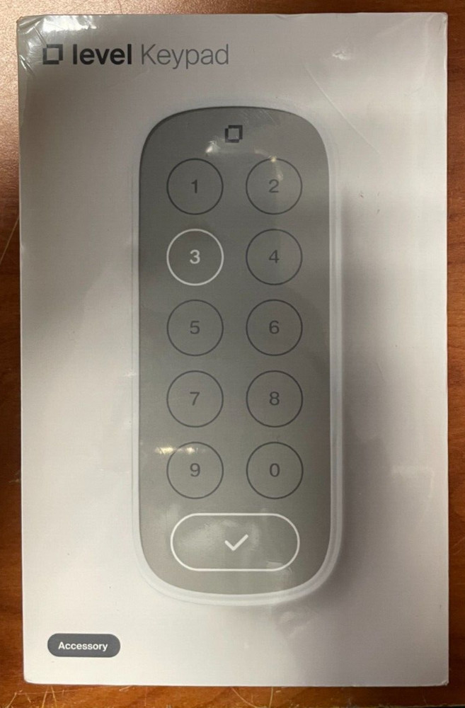 Level ‎C-K11U Smart Keypad Lock Accessory - White/Gray - NEW!