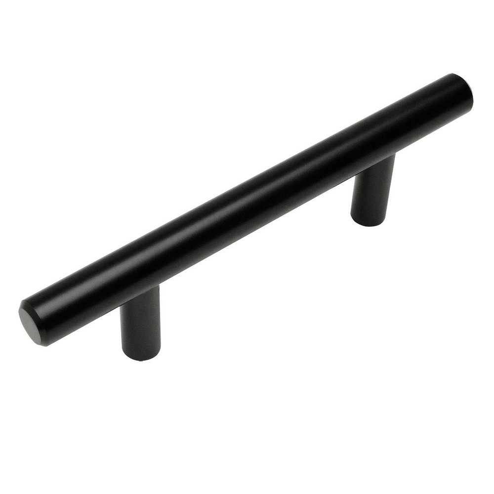 Cosmas Euro Style Bar Pull Flat / Matte Black Pulls #305-96FB