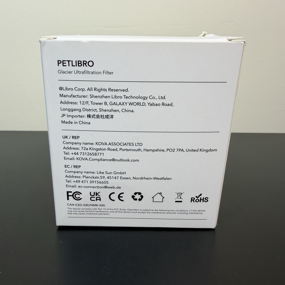 PETLIBRO Glacier Ultrafiltration Filter PLFF007 Replacement Water Filter 1-Pack
