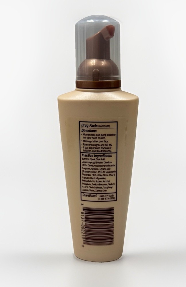 ambi sa even & clear foaming cleanser 6oz