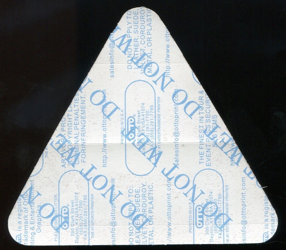 2007 Alter Bridge Concert After Show Backstage Pass Blackbird