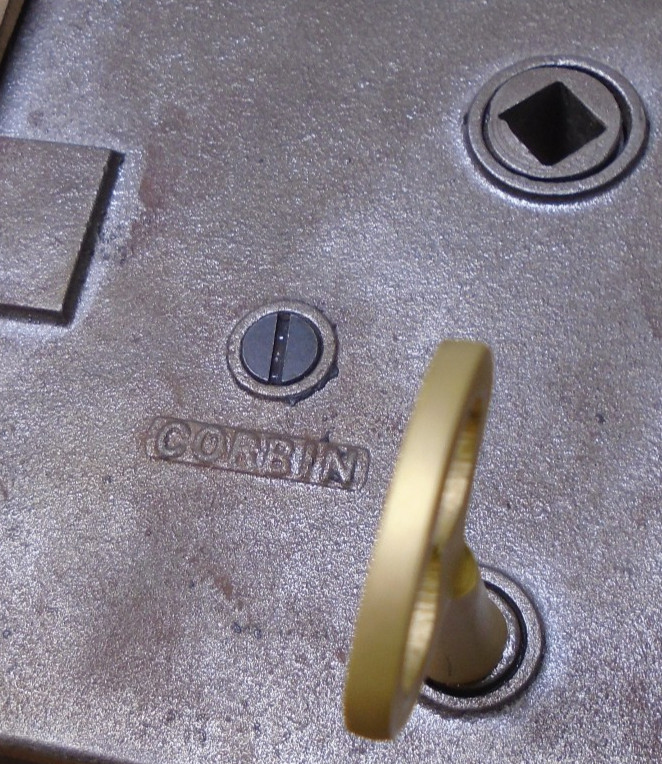 BRASS EMERGENCY ENTRY BIT KEY for BATH & PRIVACY LOCKS (33208)