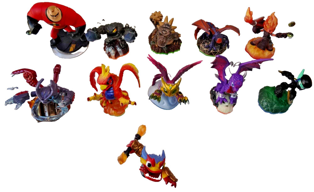 9 SKYLANDER Activision FIGURES figurines- Untested Bundle-Please see description