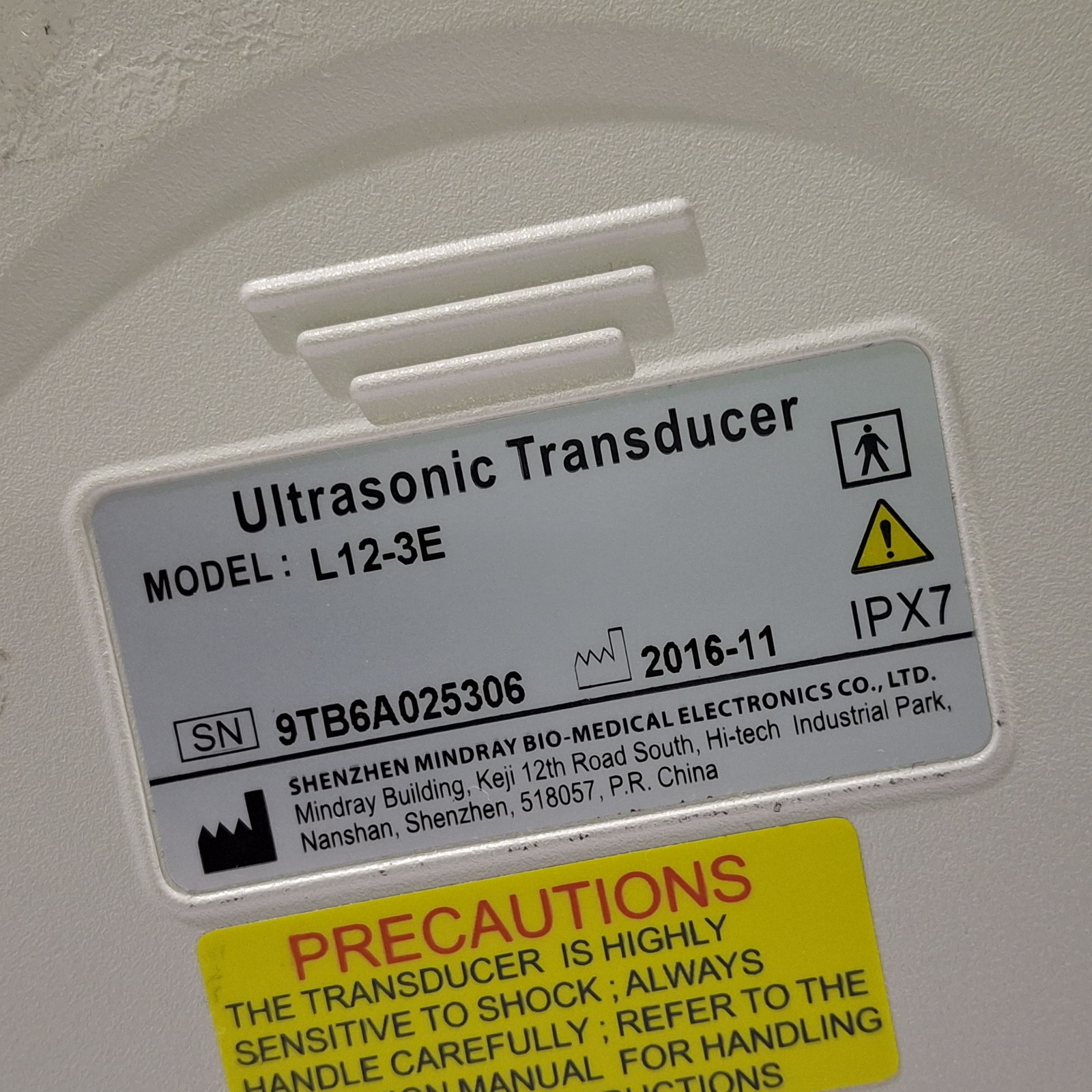 Mindray L12-3E Linear Array Transducer