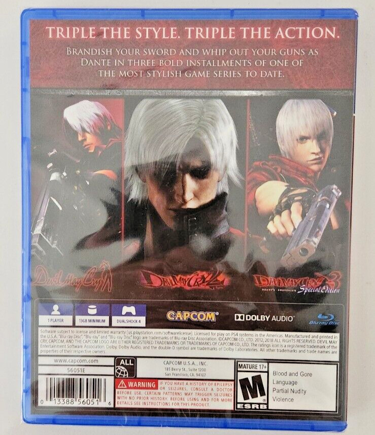 Devil May Cry HD Collection PS4 & 5 [Special Edition] PS5 New Special Bundle