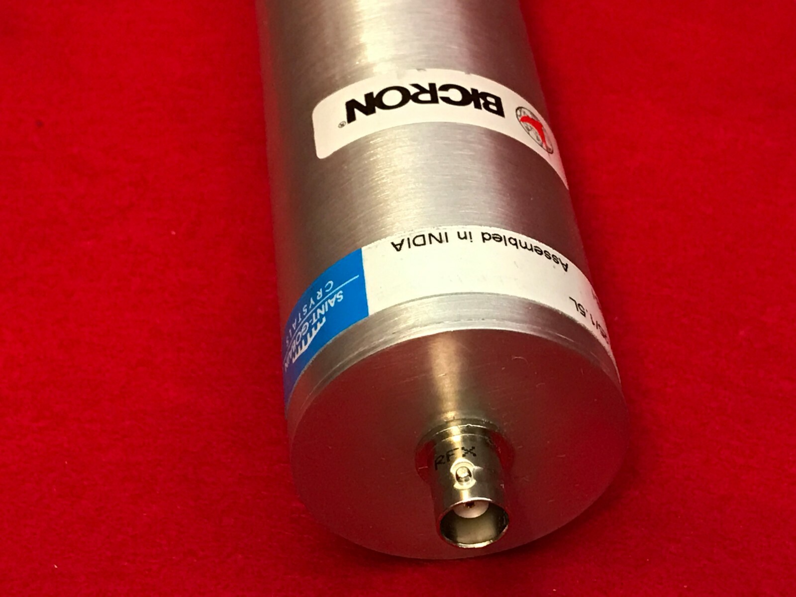 Bicron Gamma Scintillation Detector NaI(Tl) Spectroscopy Ready 2.25" X 1.5" dia