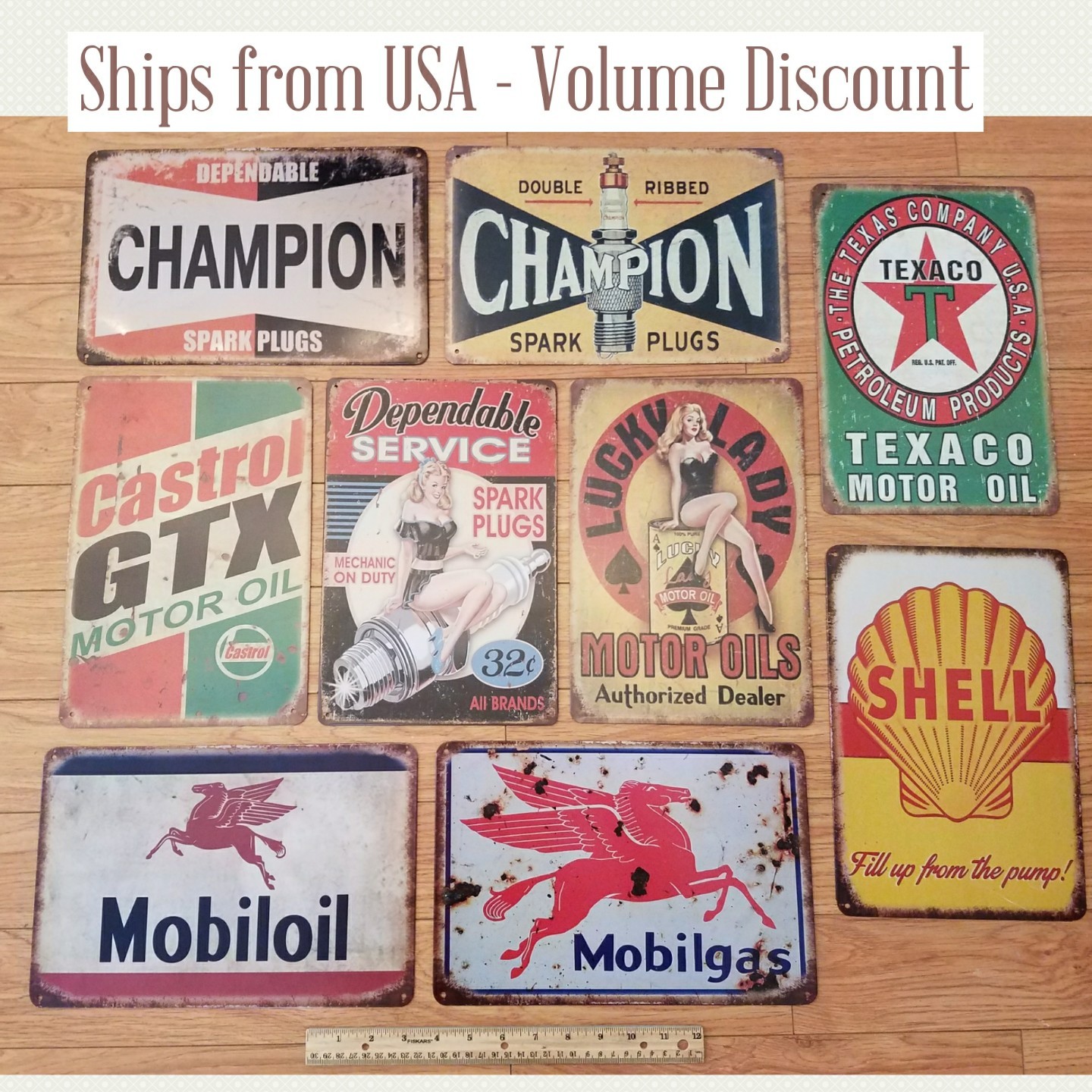 Texaco Sky Chief Su-preme Gasoline Vintage Tin Sign Oil & Gas Sign Metal Petrox