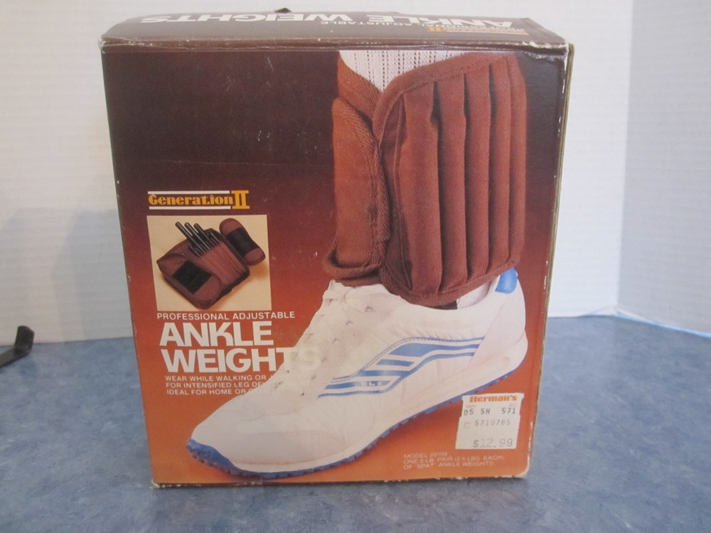 Generation II Professional Adjustable "Spat" Ankle Weights, Model 20104