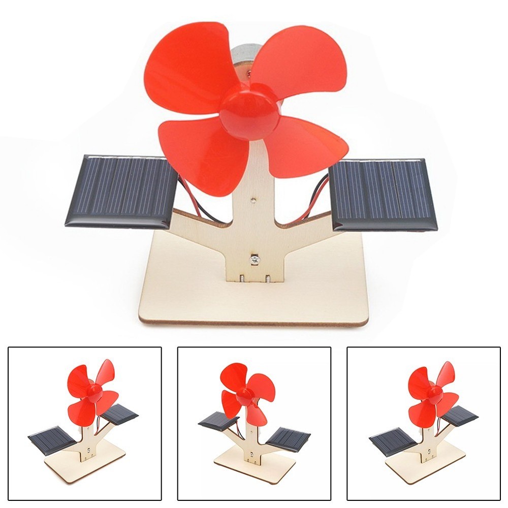 Interactive Intelligence Toy Solar Panel Kit with Fans for Educational Fun