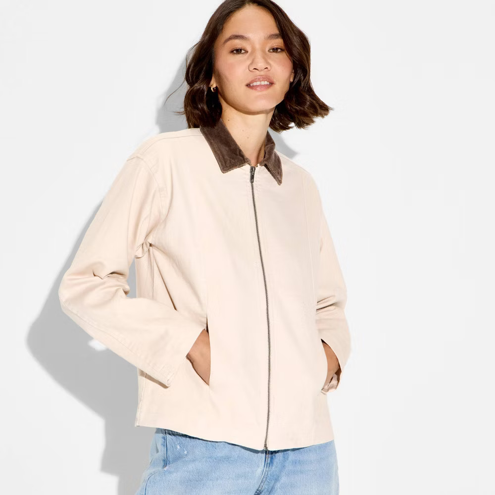Women's Twill 90's Barn Field Jacket - Wild Fable