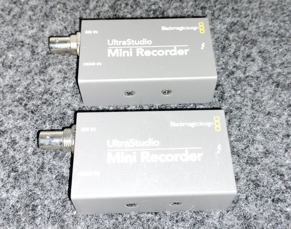 2 Blackmagic Ultrastudio Mini Recorder